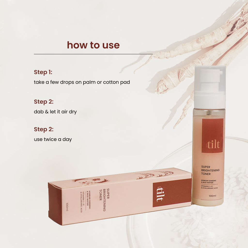 Tilt Super Brightening Toner — how to use